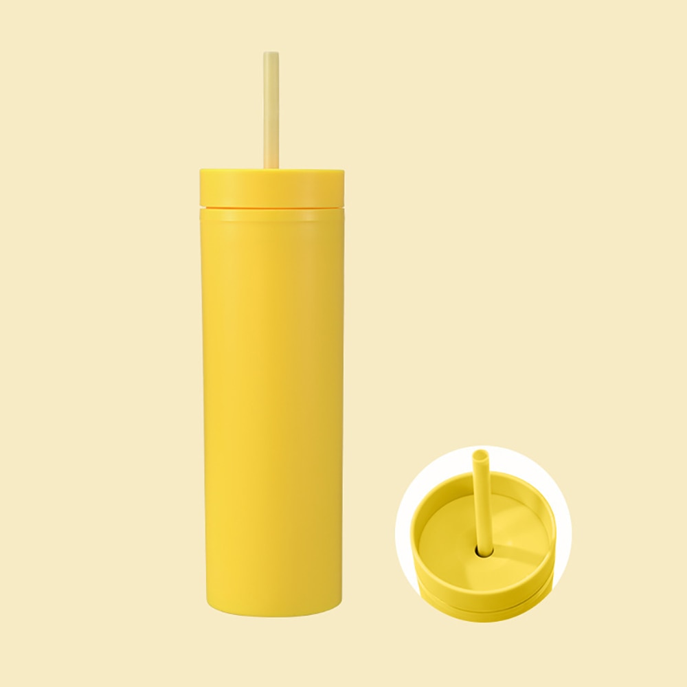 Personalised 16oz Matte Tumbler With Straw