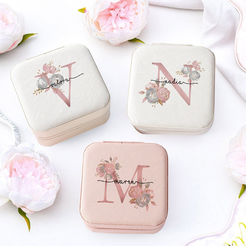 Personalised Custom Jewellery Box Gifts Case with Name