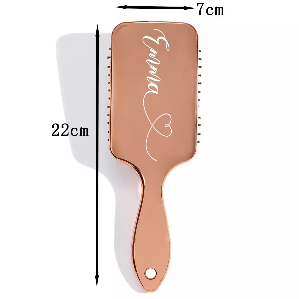 Personalised Hair Brush Bride Custom Gift