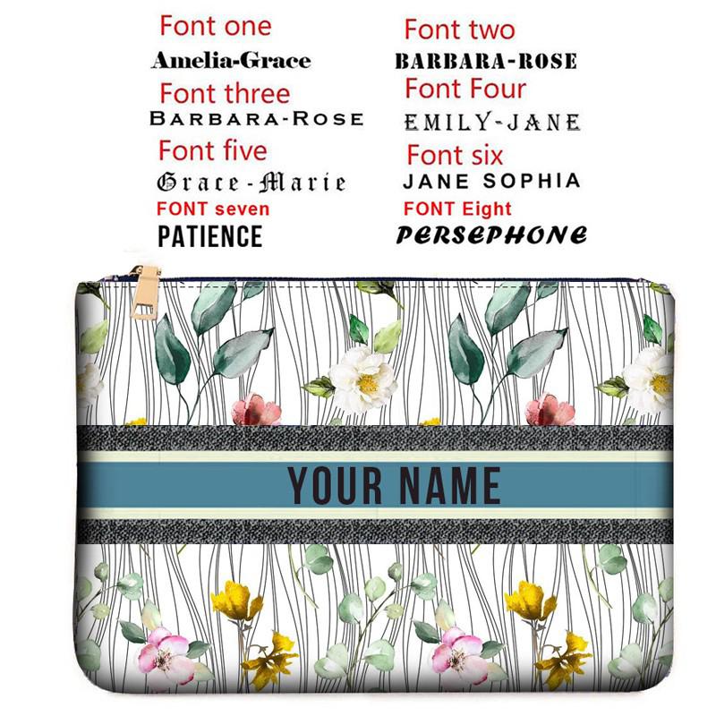 Custom Pattern Clutch Pouch Bag
