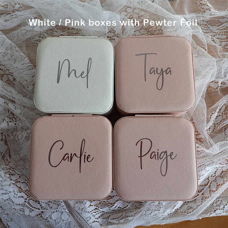 Personalised Travel Jewelry Case Gift