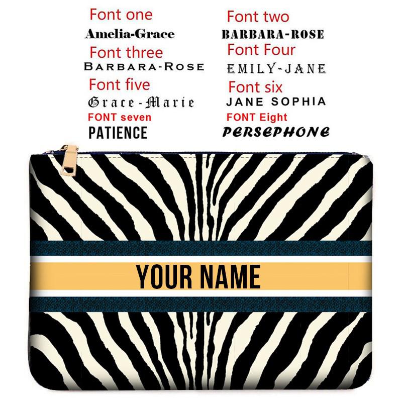 Custom Pattern Clutch Pouch Bag