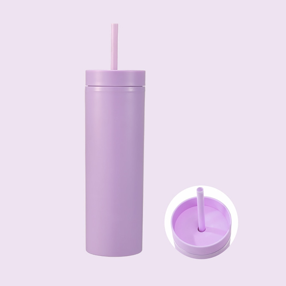 Personalised 16oz Matte Tumbler With Straw