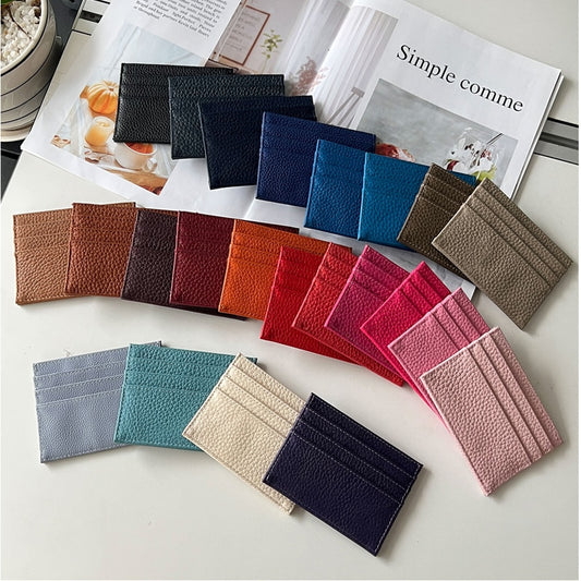 Monogrammed Initials Classic Wallet Genuine Cow Leather