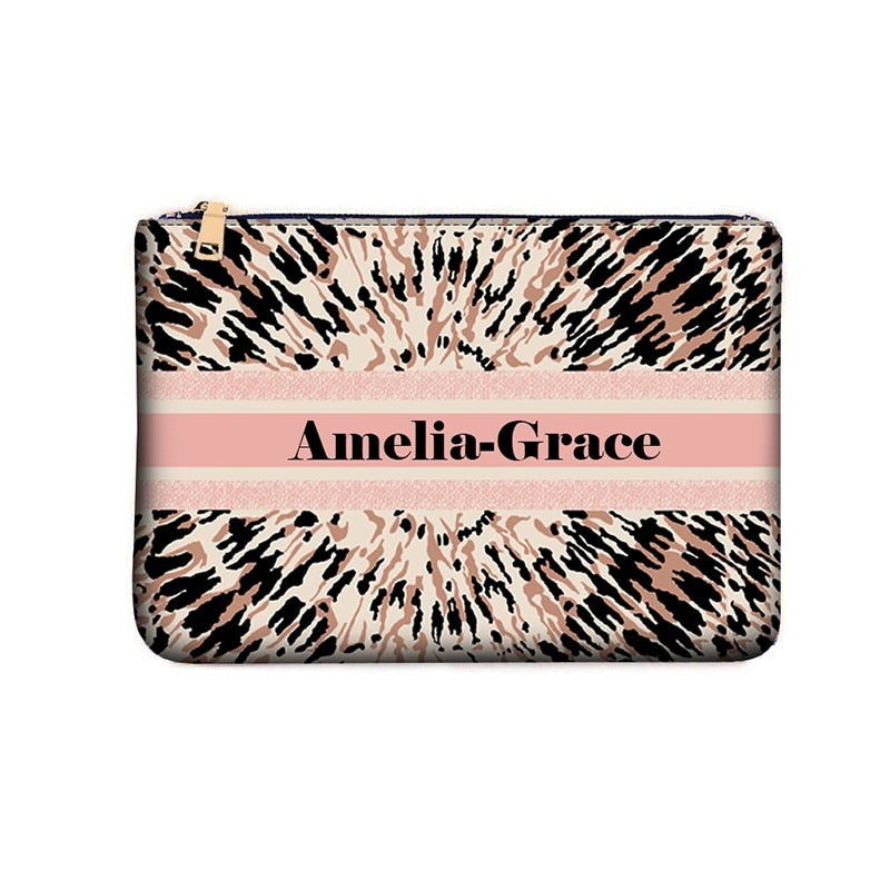 Custom Pattern Clutch Pouch Bag