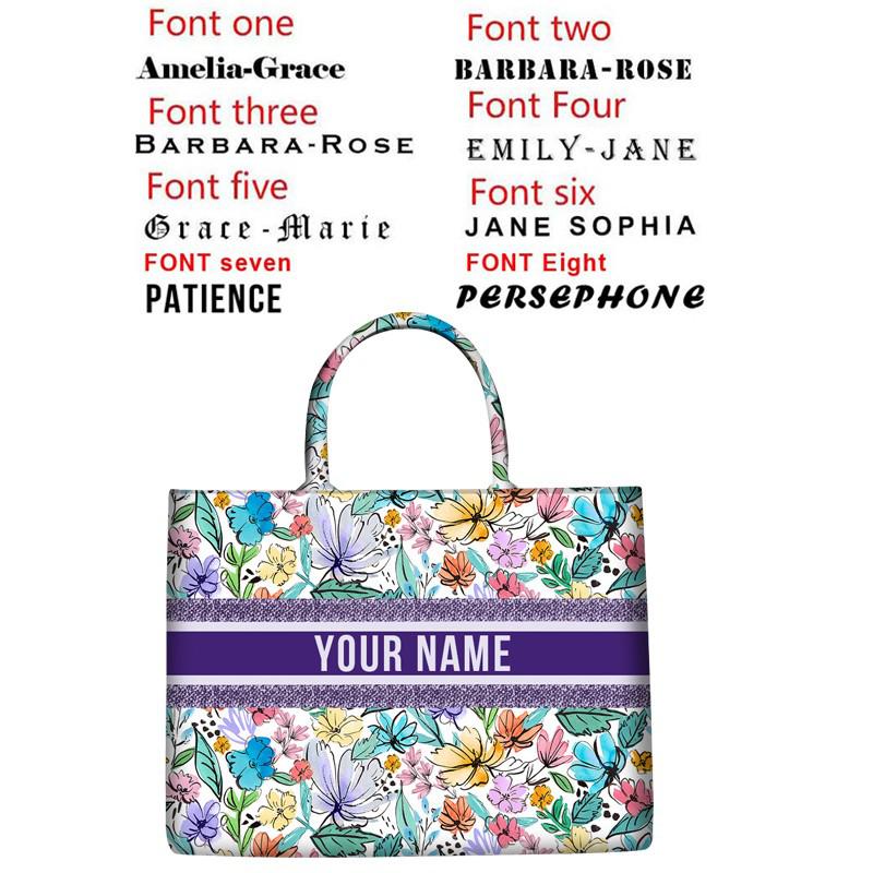 Customised Large Tote Shoulder Bag