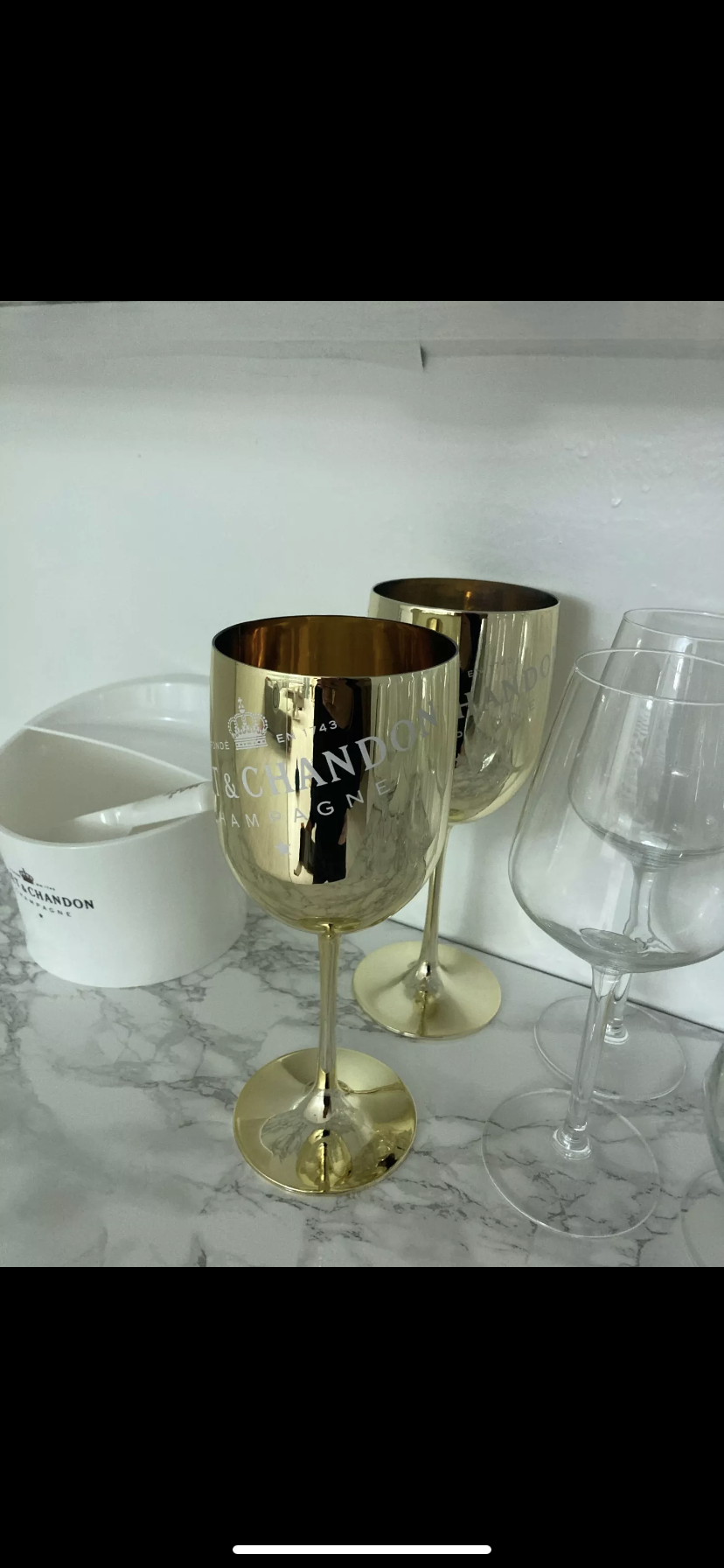 Moet Wine Cups Glass