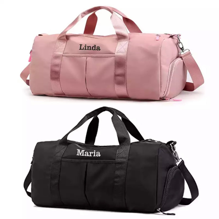 Personalised Duffel Travel Sports Gym Weekender Bag