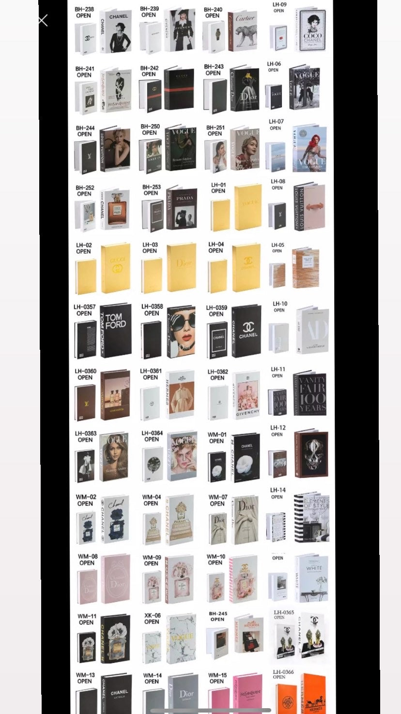 TF Black Decor Fashion Book