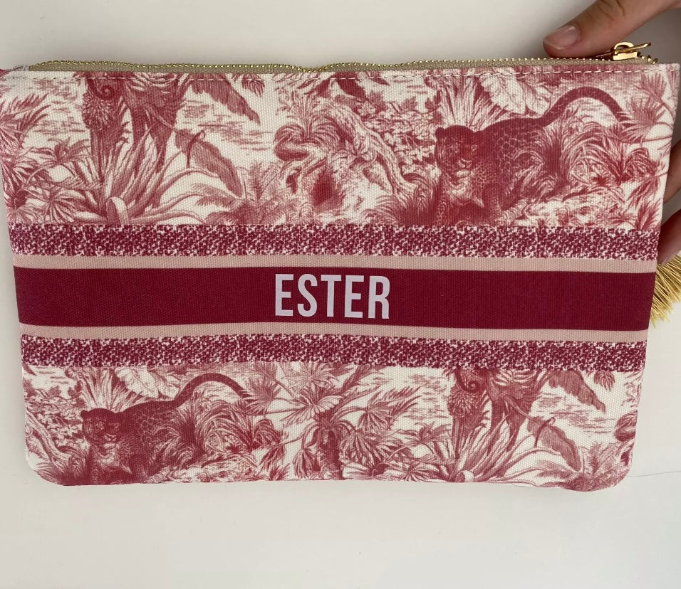 Custom Pattern Clutch Pouch Bag